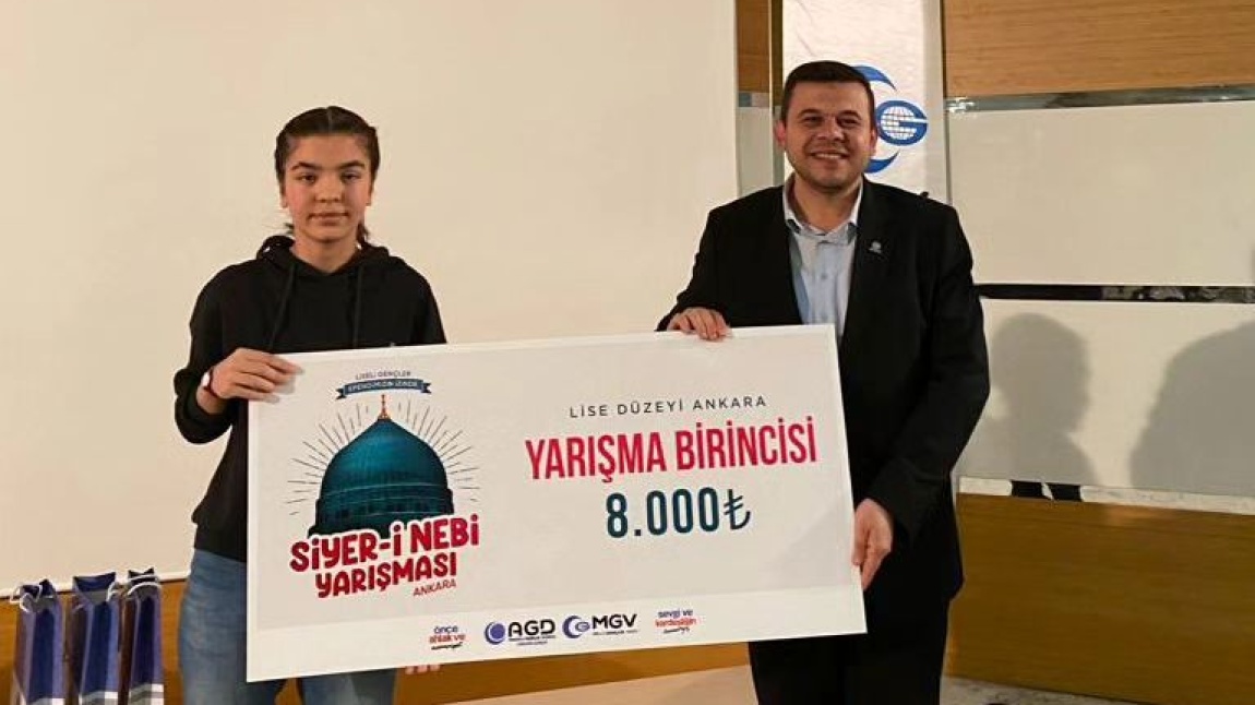 Siyer-i Nebi Yarışması'nda Ankara 1.si Sümeyye AKGÜL